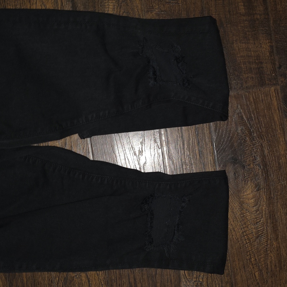 American Eagle High Rise Ripped Jeggings Size 4 - Picture 5 of 6